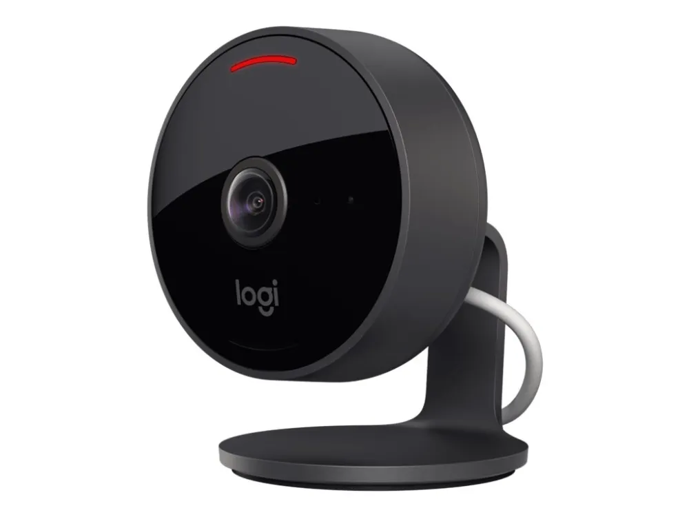Logitech® | Circle View - Netværksovervågningskamera - udendørs, indendørs - vejrbestandig - farve (Dag/nat) - 1920 x 1080 - 1080p - audio - trådløs - WiFi
