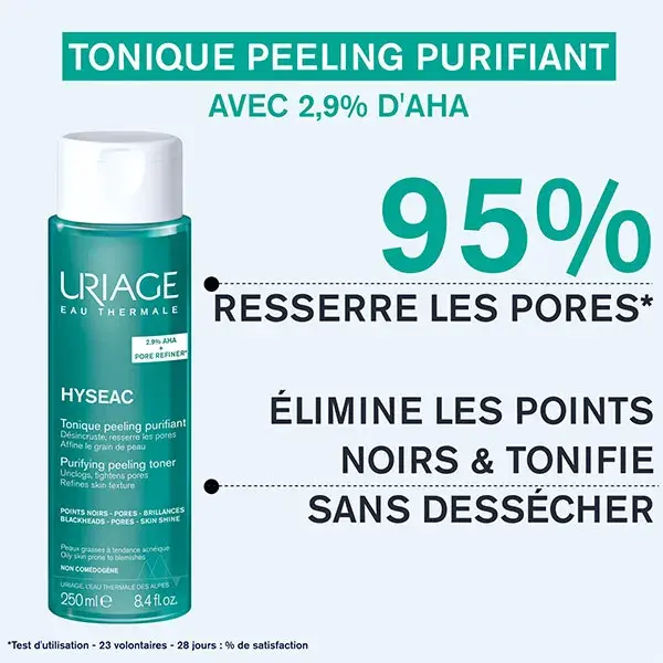 Uriage Hyséac Tônico Esfoliante Purificante 250ml