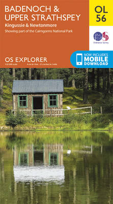 Badenoch & Upper Strathspey, Kingussie & Newtonmore - OS Explorer Map OL 56 (Sheet map, folded)