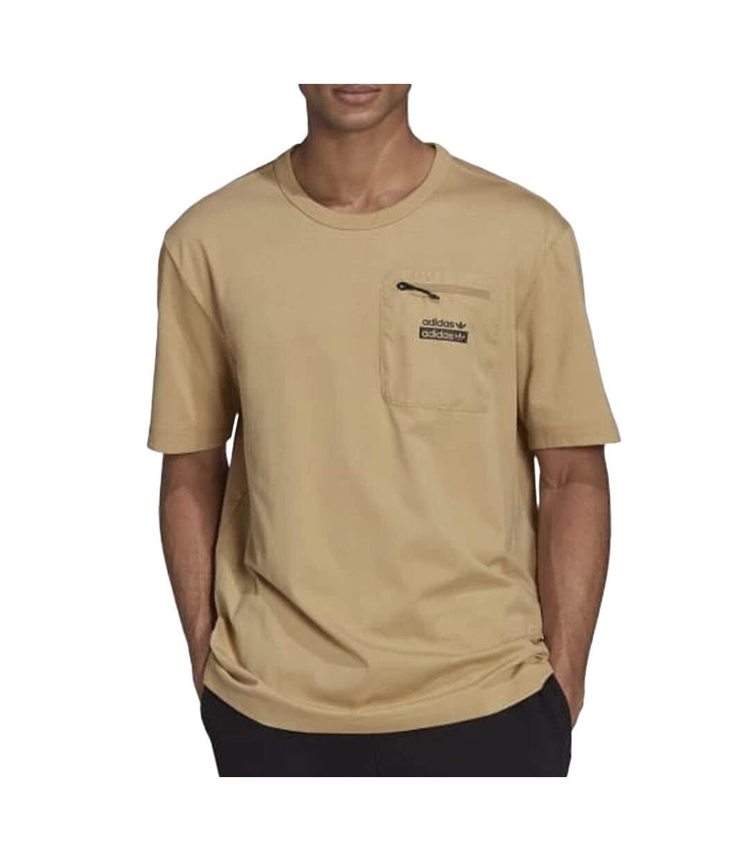 T-shirt Marron Homme Adidas Q4