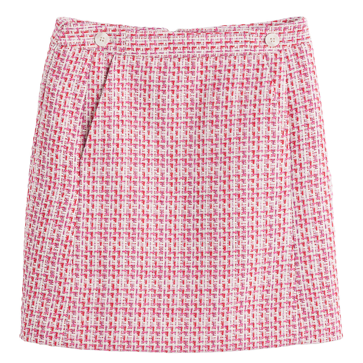 COLEÇÕES LA REDOUTE<br>Mini-rok em tweed
