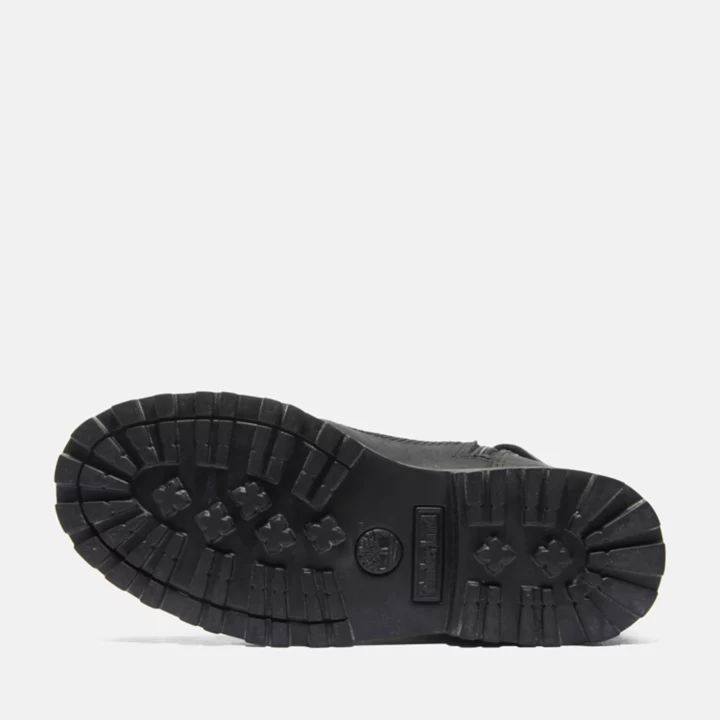 6-Inch Boot Courma Kid à zip latéral pour enfant en noir