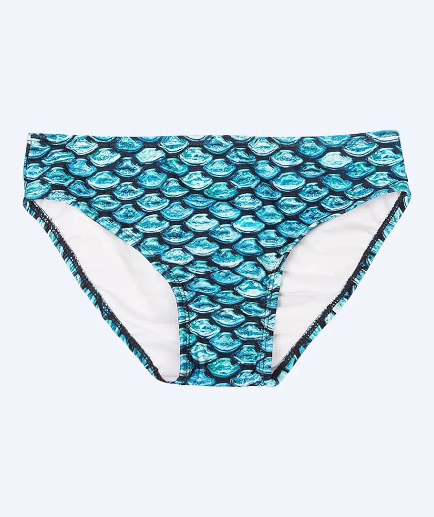 Fin Fun bikini underdel til piger - Tidal Teal (Lyseblå)