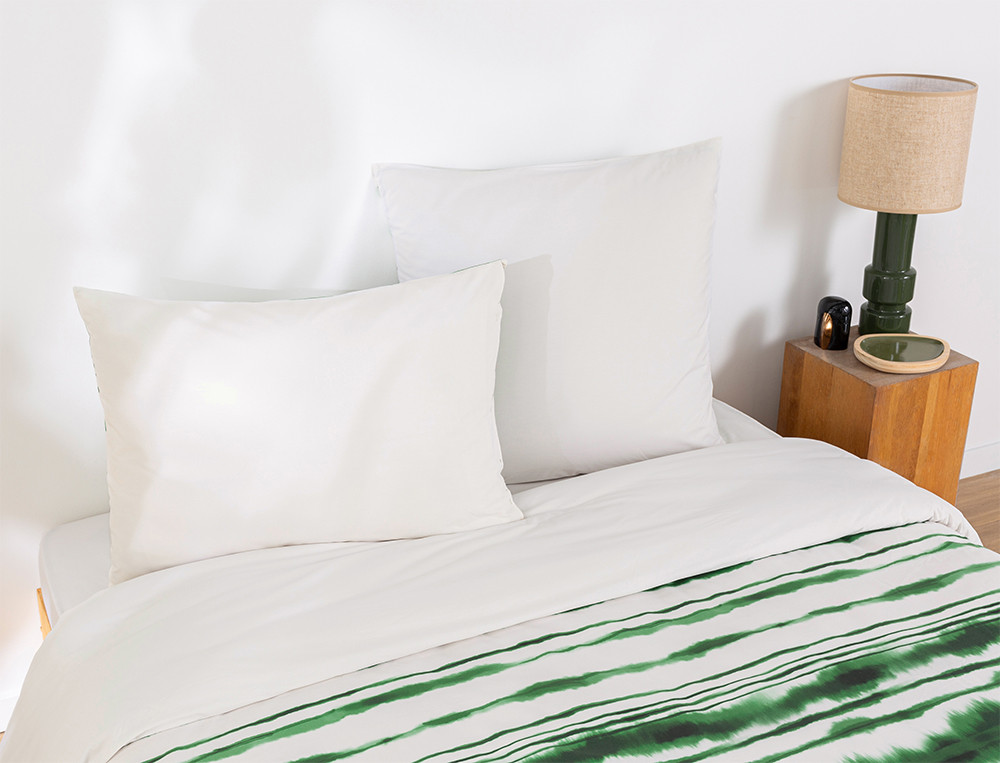 Linge de lit-Nuances de vert
