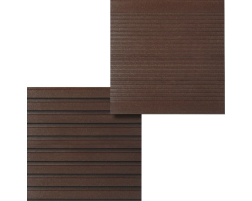 Konsta WPC terrasplank Masivo massief profiel mat 26x145 mm (per meter vanaf 1,00 m tot max. 6,00 m) donkerbruin