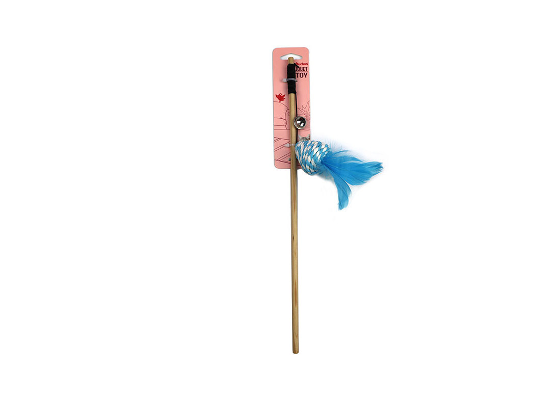 STICK PARA GATO AUCHAN COM BOLA E PENA