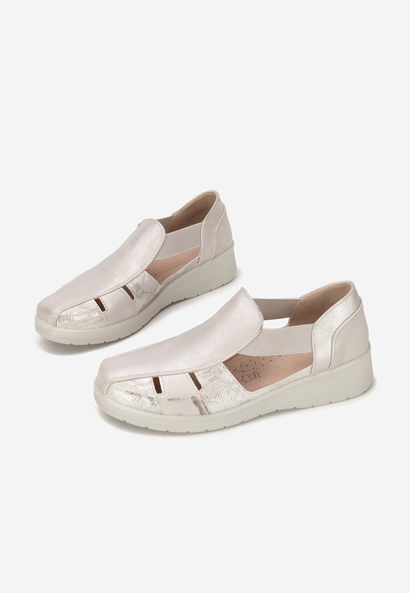 Espadrilles femme argent Grazyna