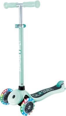Globber Primo Sammenleggbar Lights V2 3-hjuls Sparkesykkel, Pestel Mint