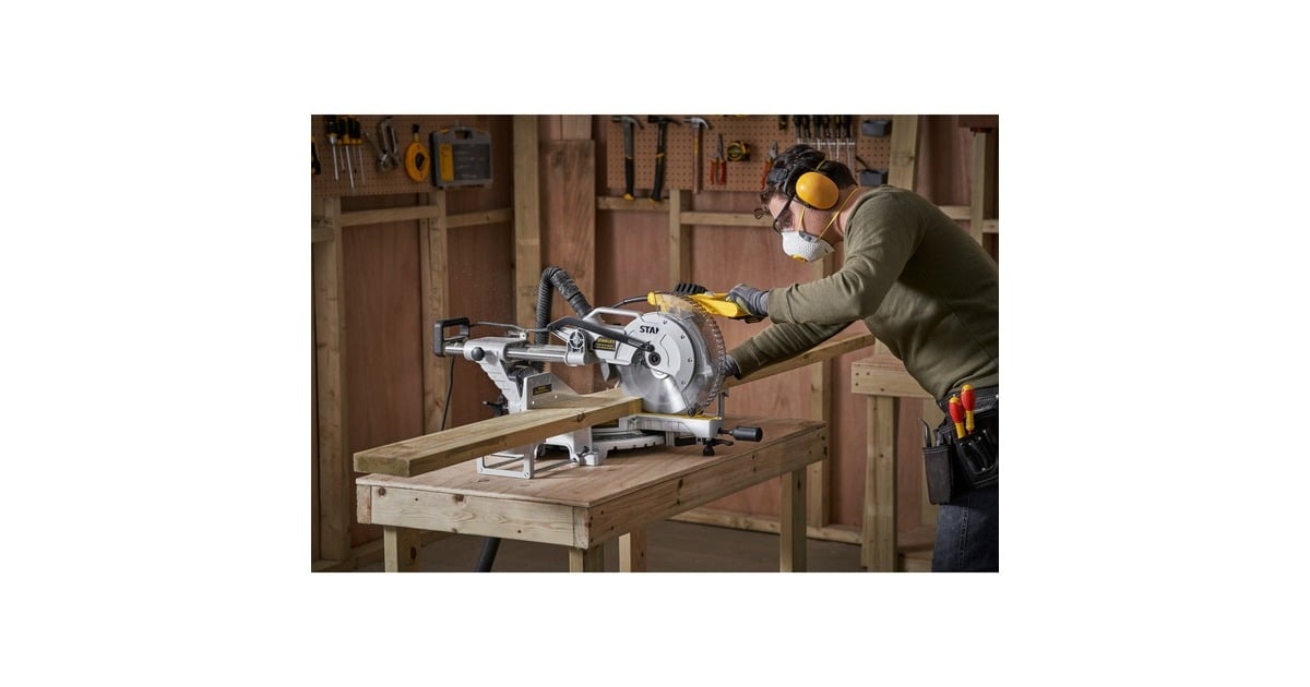 StanleySM1800-QS Afkort- en verstekzaag  (Geel/zwart, 254 mm, 1800W)