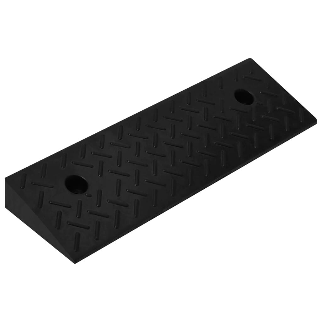 vidaXL Stoepranden, 2 stuks, 50 x 17,5 x 5 cm, rubber