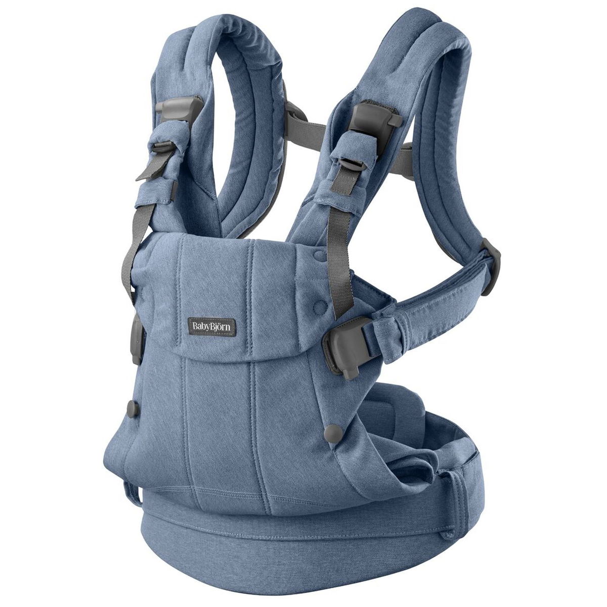 BabyBjörnBabyBjörn   Tragesitz Harmony Woven blau melange