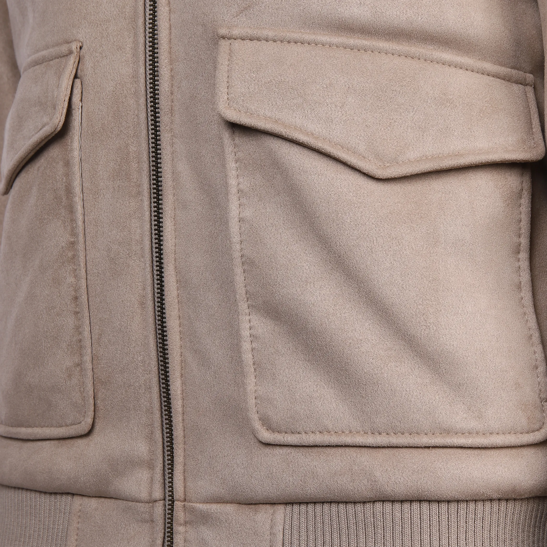 Herren Blouson-Veloursjacke