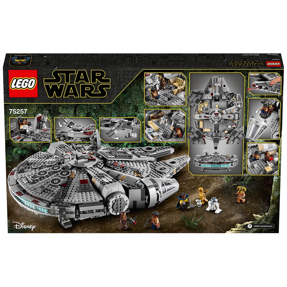 LEGO Star Wars 75257 Millennium Falcon Raumschiff-Bauset