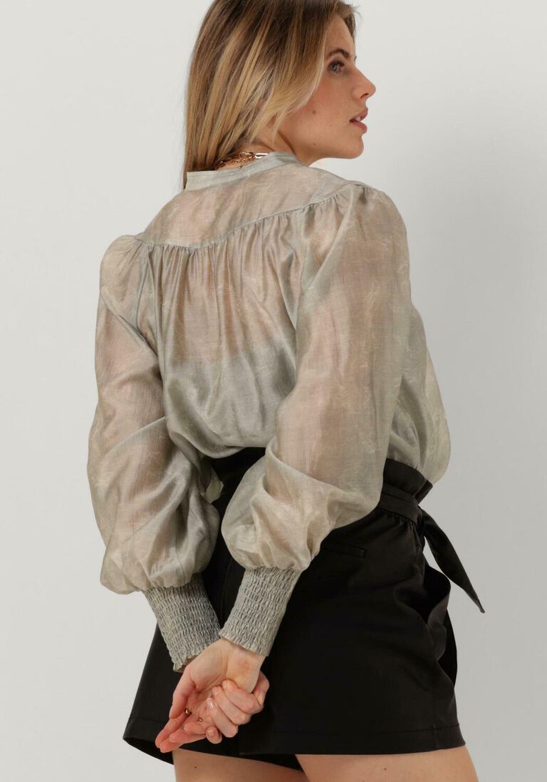 BRUUNS BAZAAR groene bruuns bazaar blouse bergia lyanna blouse