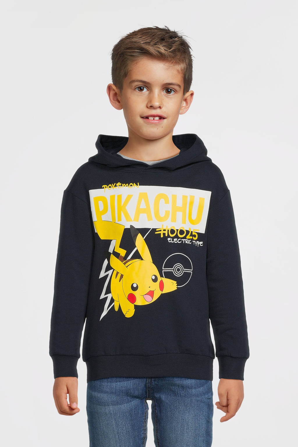 NAME IT Pokemon sweater NKMSHEPA met printopdruk donkerblauw