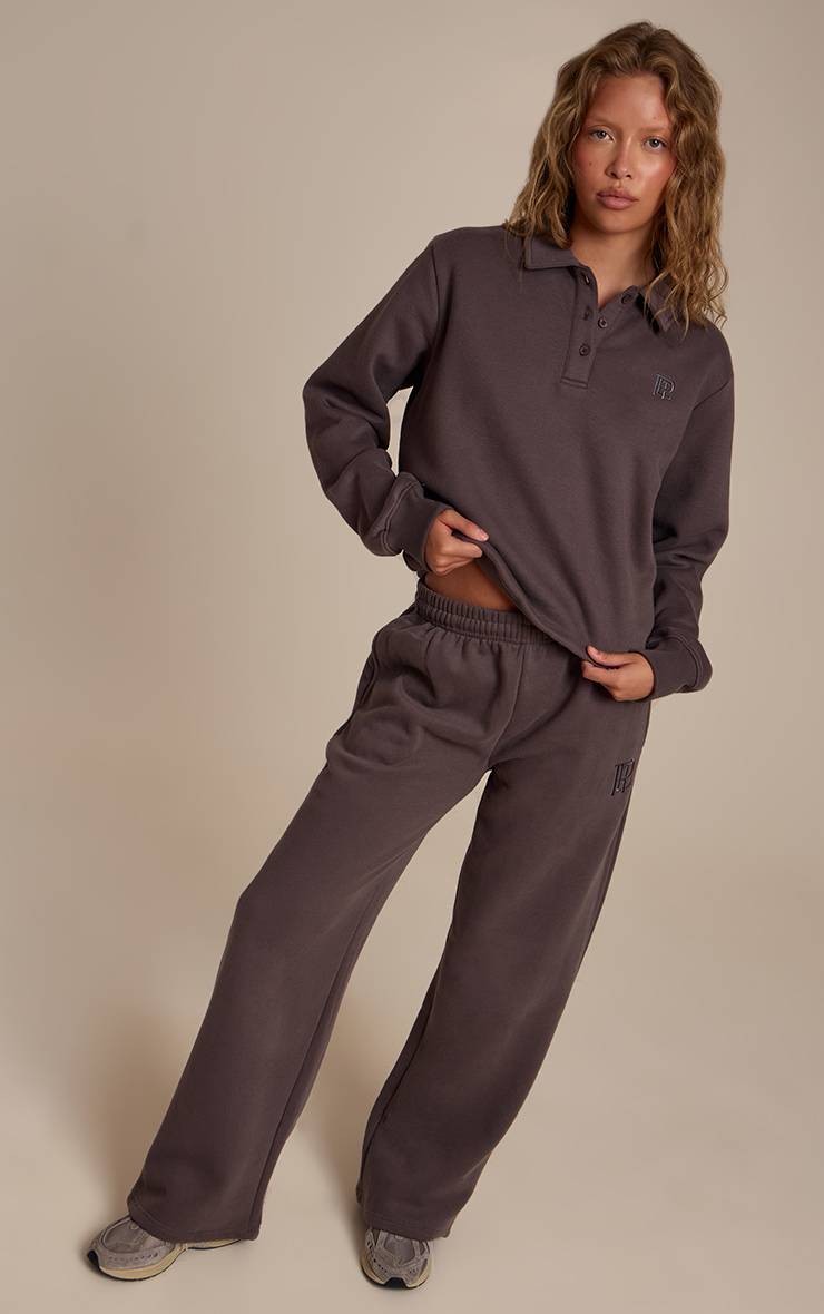 Charbon Sweat-shirt Polo Prettylittlething