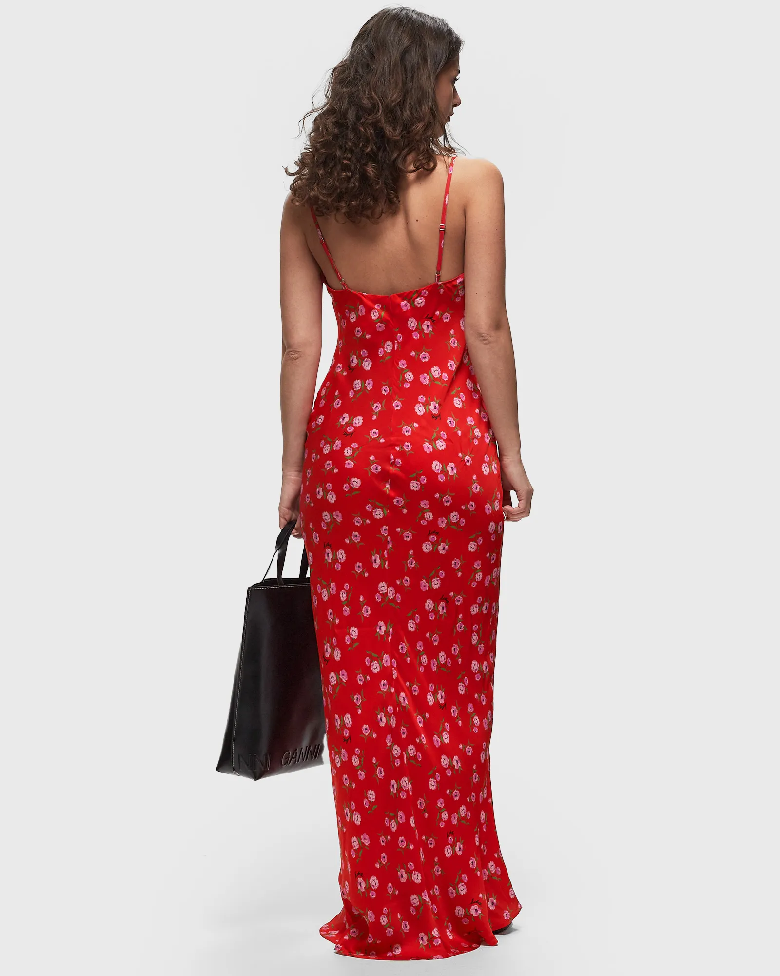 ROTATE Birger Christensen PRINTED MAXI DRESS