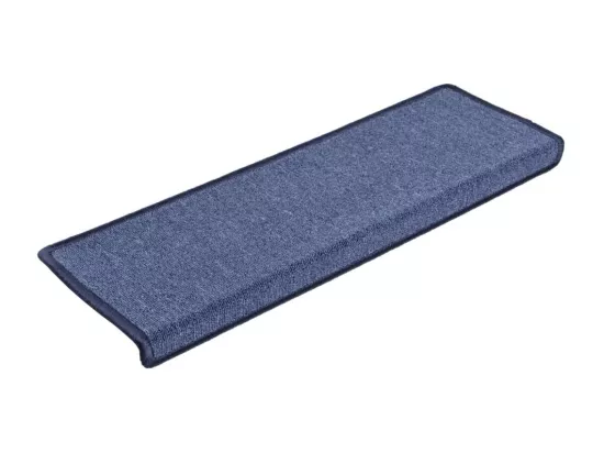 Prolenta Premium - Tapis d'escalier 15 pcs 65x21x4 cm Bleu