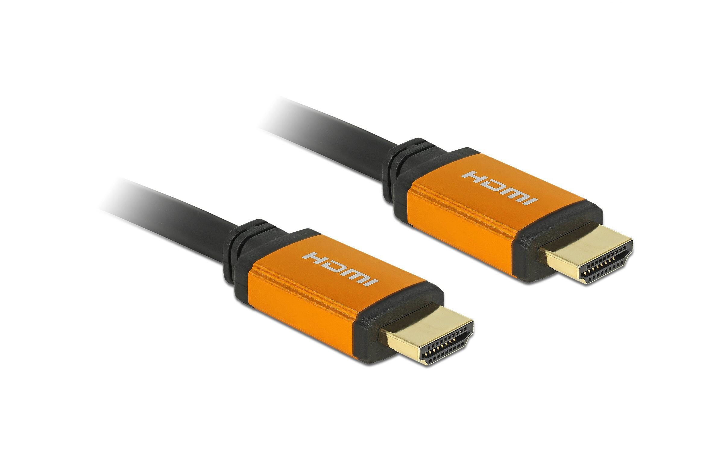 Kabel 8K 60Hz HDMI - HDMI, 3 mDelock High Speed HDMI Kabel 48 Gbps 8K 60 Hz 3 m
