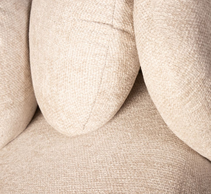 Fauteuil Abby met 3 kussens XXL Off-White