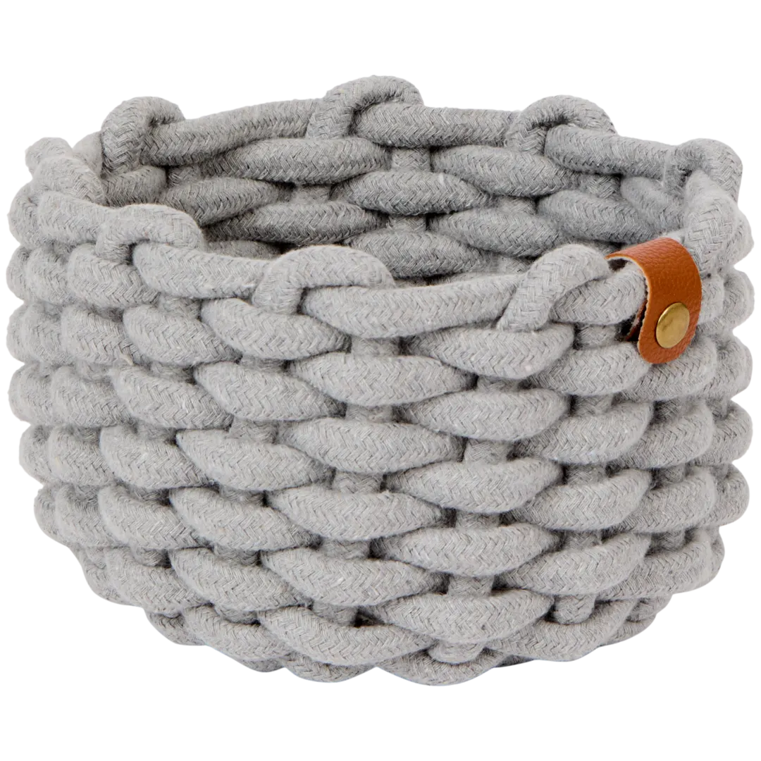 Gevlochten opbergmand Ø 24 x 13 cm | diverse kleuren