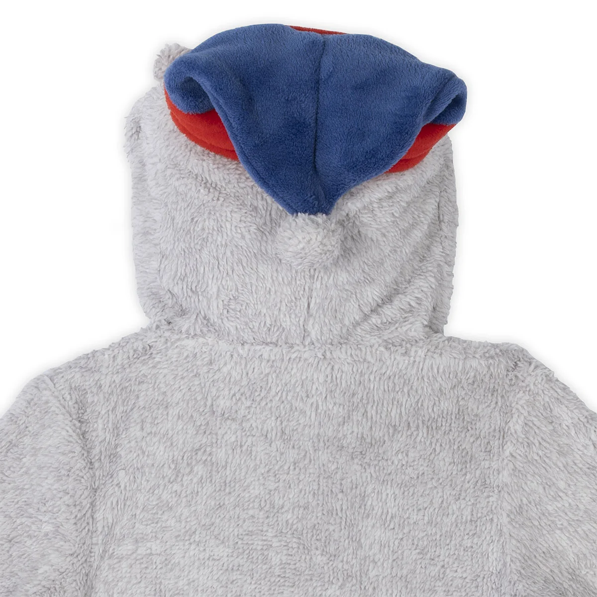 Peignoir garçon TOUT SCHUSS gris chiné