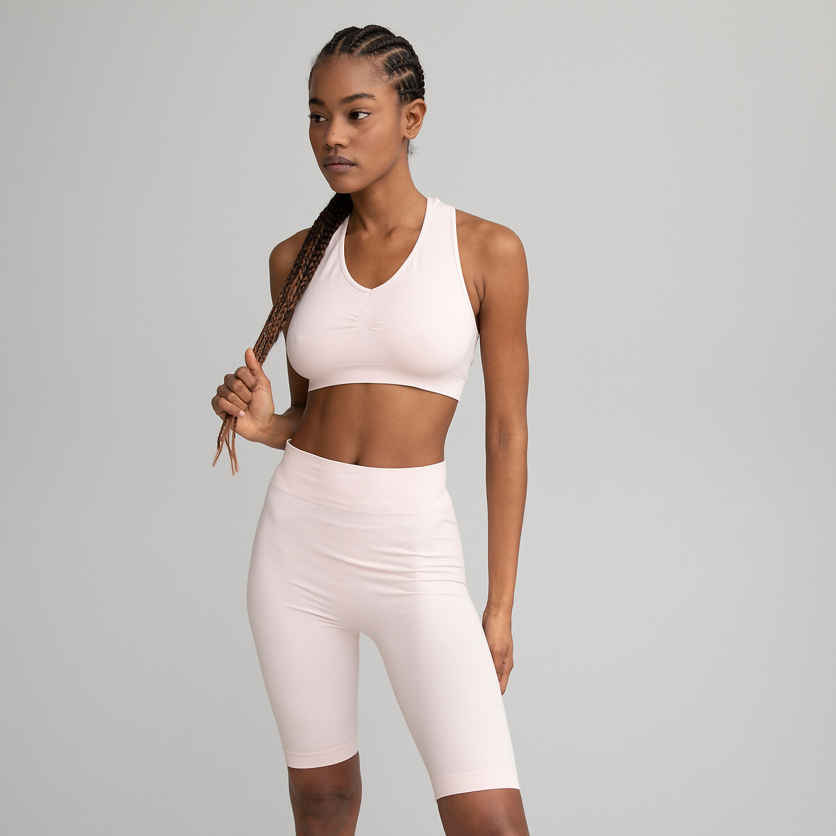 COLEÇÕES LA REDOUTE<br>Shorts sem costura, Milky