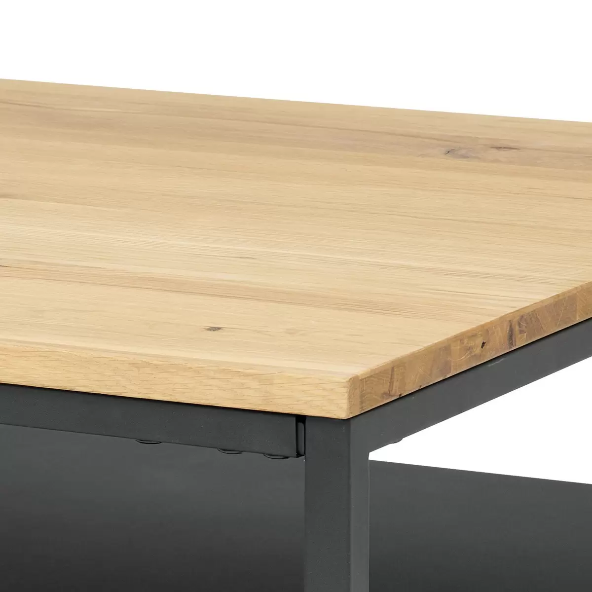 Salontisch Massivholz Vermont Schwarz