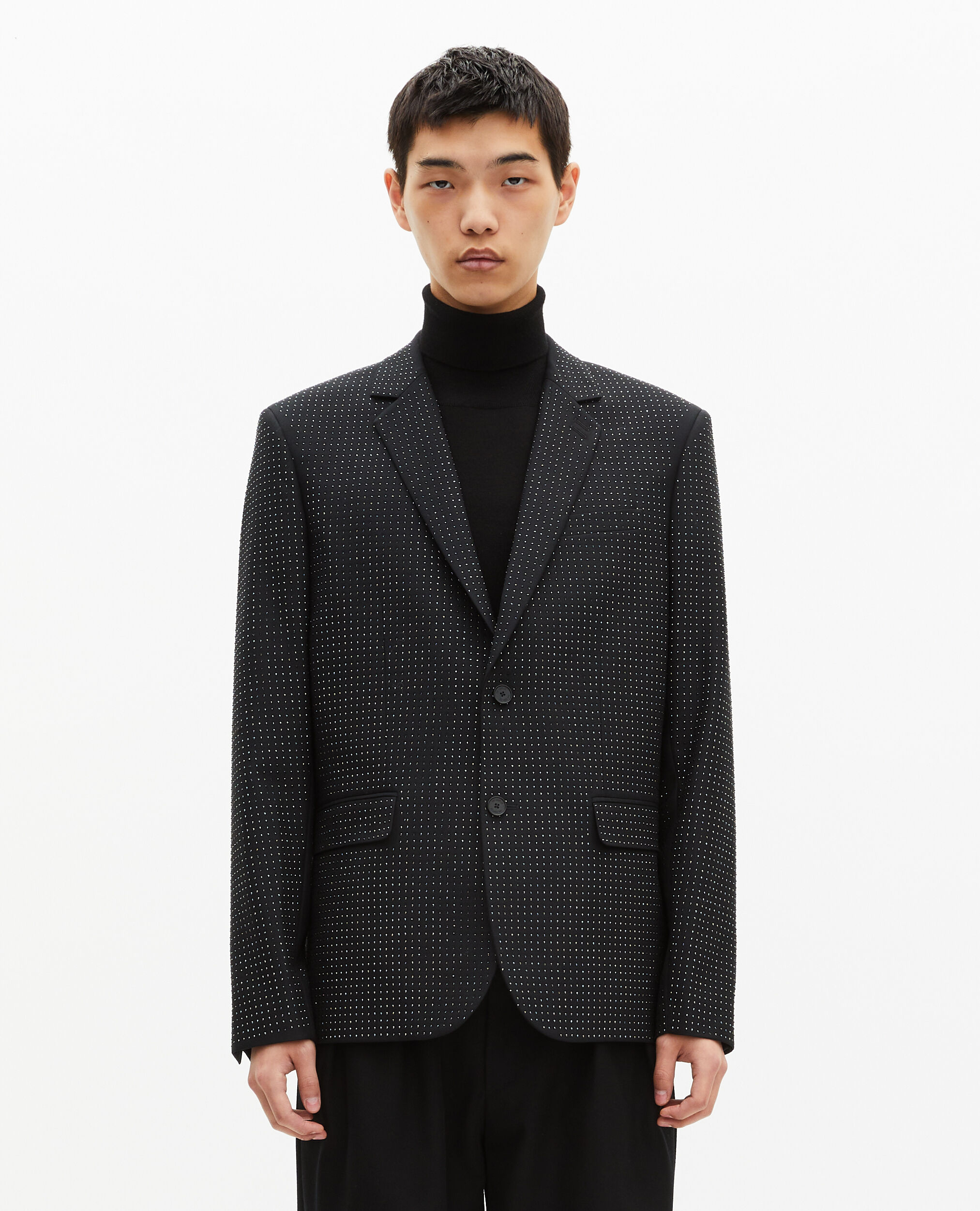 Veste à strass noire