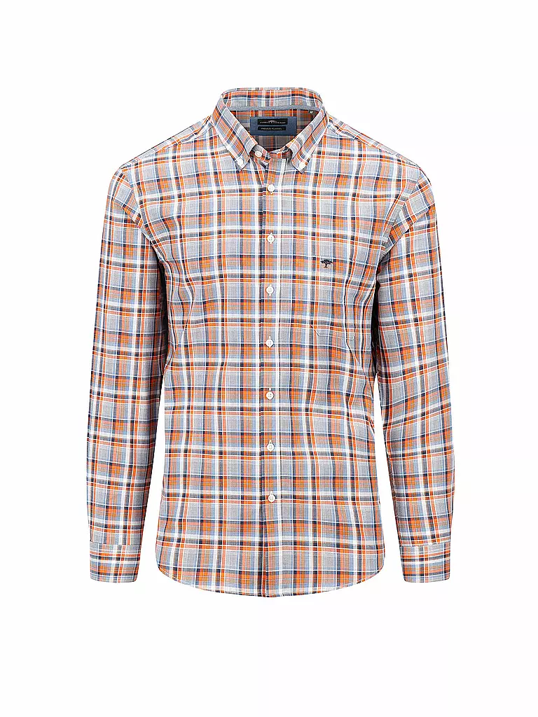 FYNCH HATTON Hemd Casual Fit orange