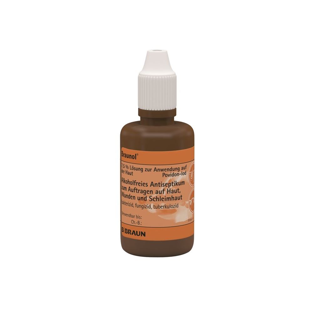 BRAUNOL Lös Fl 30 ml<br>30 ml, Flasche, Lösung zur Anwendung auf der Haut