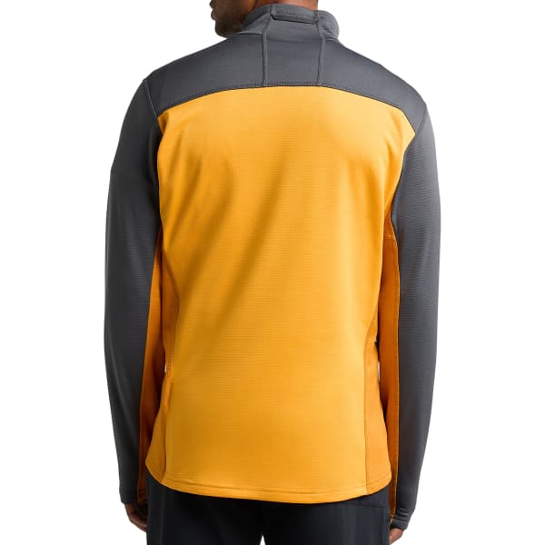 Sweat polaire ski rando HAGLÖFS ROC FLASH MID HALFZIP M MAGNETITE/SUNNY YELLOW