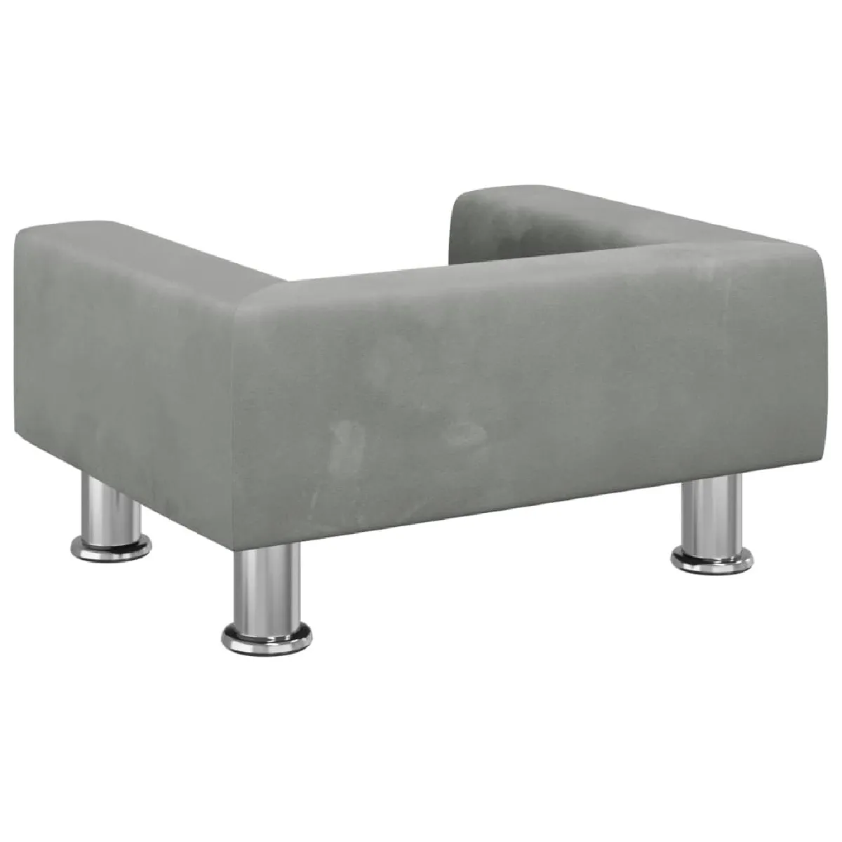 vidaXL Canapé pour enfants gris clair - 50x40x26,5 cm