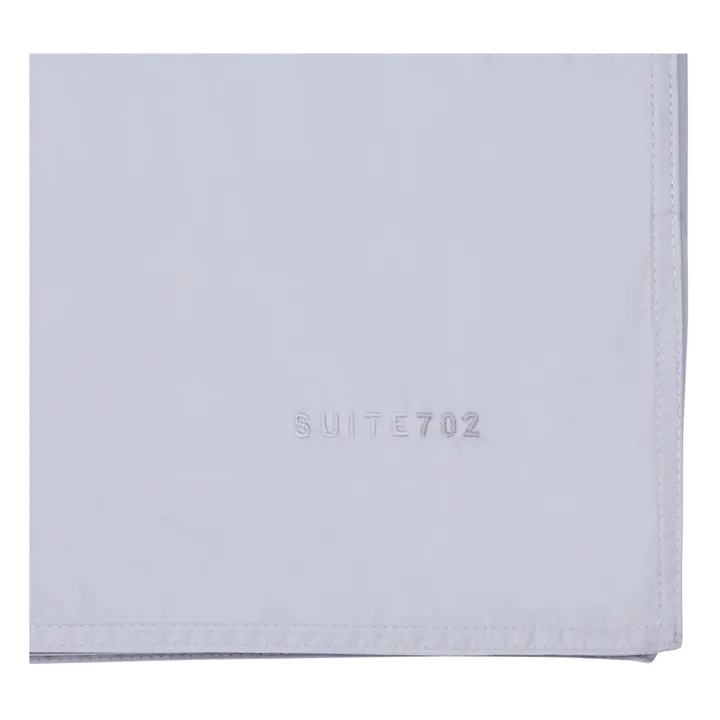 Suite 702 Housse de couette en percale organique | Lilas