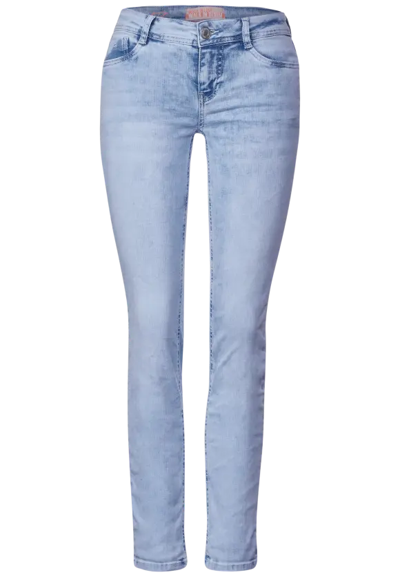 Casual Fit Jeans - heavy indigo bleach