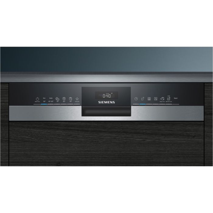 Siemens teilintegrierter Geschirrspüler iQ300 SN53HS60AE Edelstahl