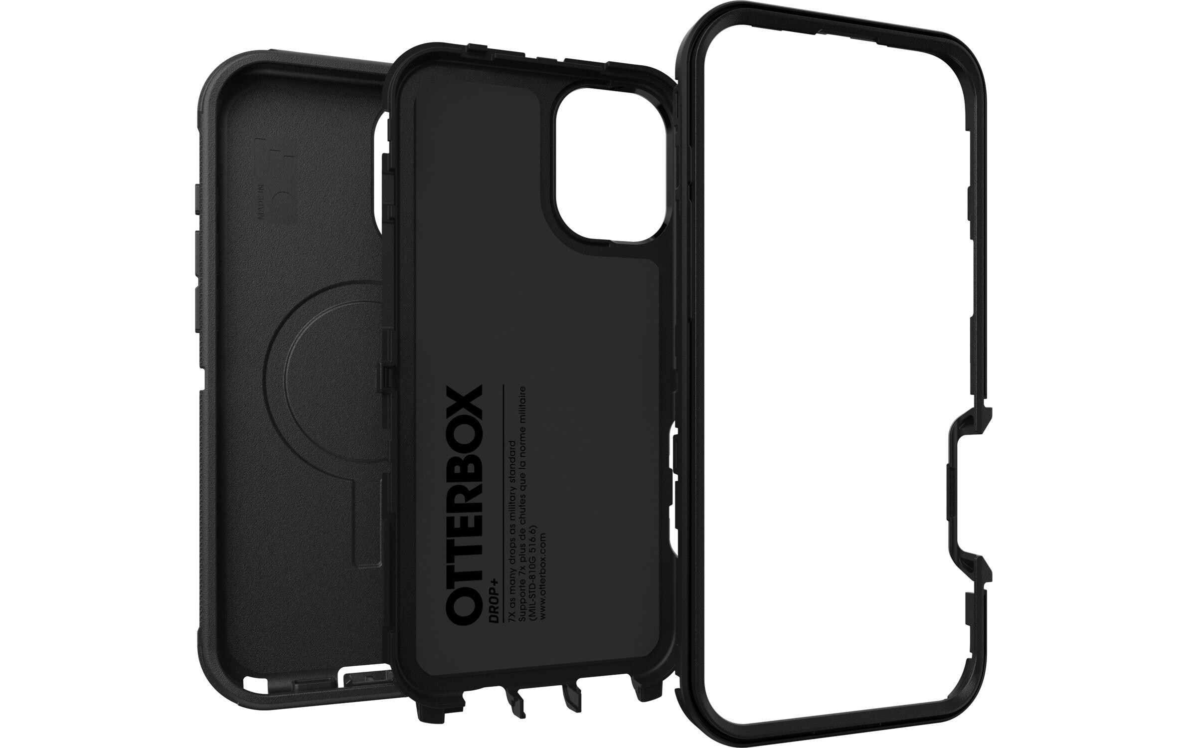 Back Cover Defender iPhone 16 Plus SchwarzSchutzhülle für das Apple iPhone 16 Plus