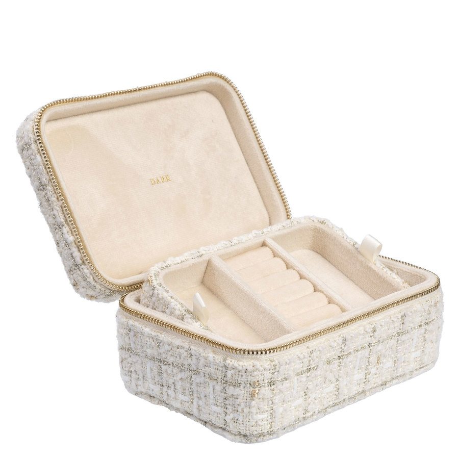 DARK Tweed Jewellery Box Vanilla