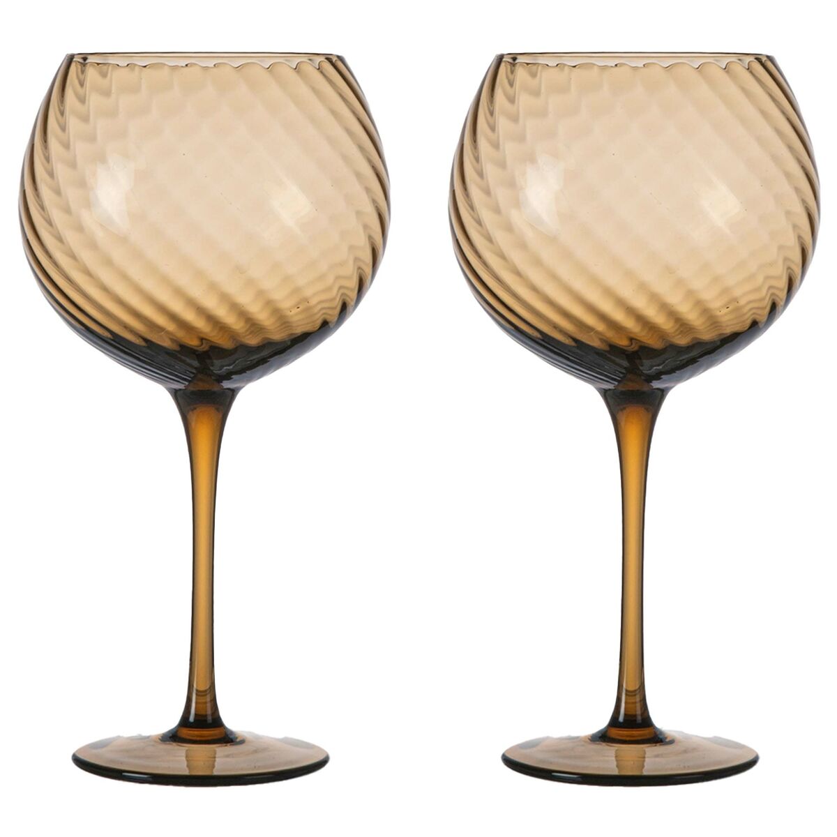 Opacity vinglass 47 cl 2-pakning, brun