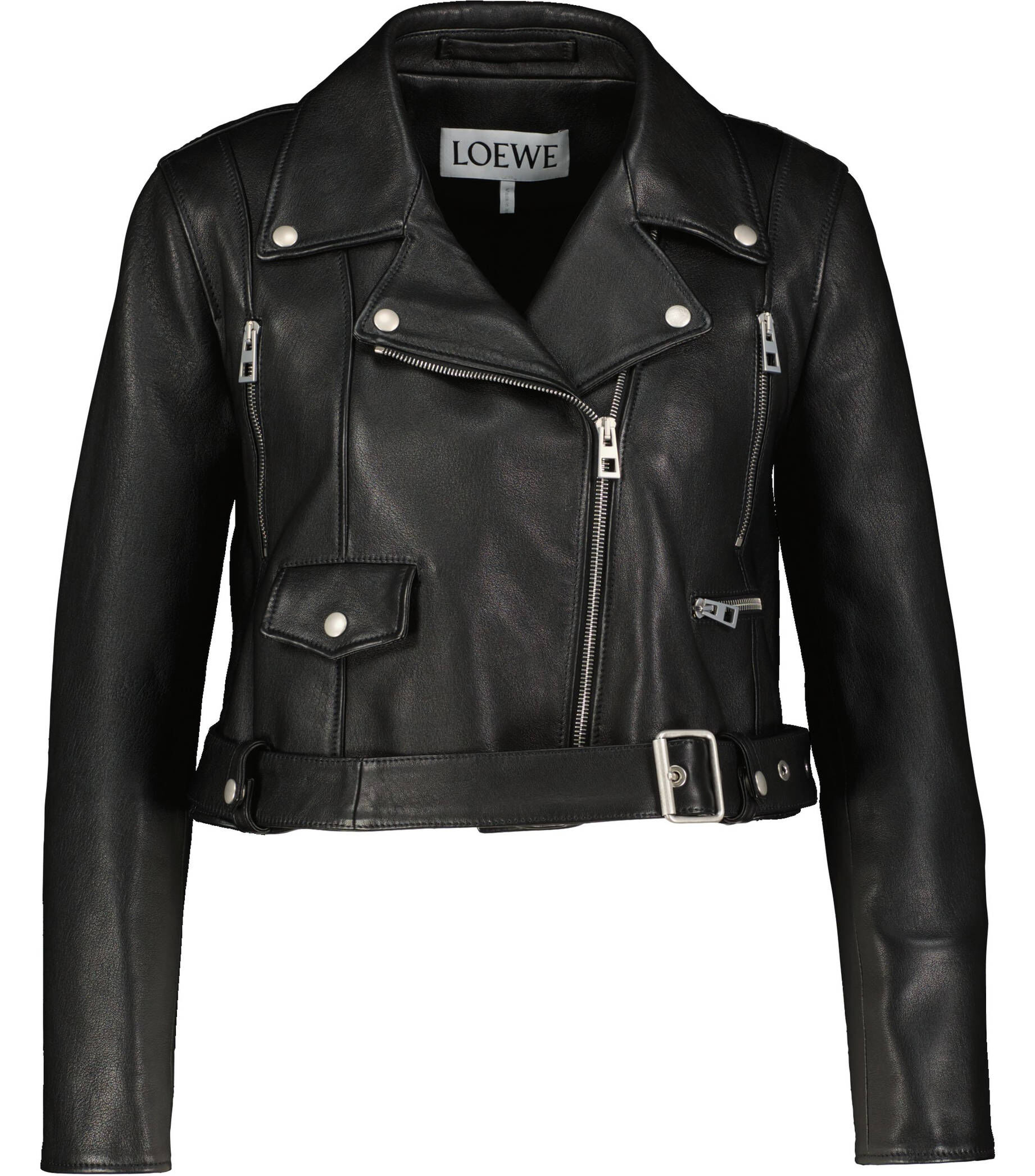 Loewe| Damen Lederjacke ANTHURIUM BIKER JACKET