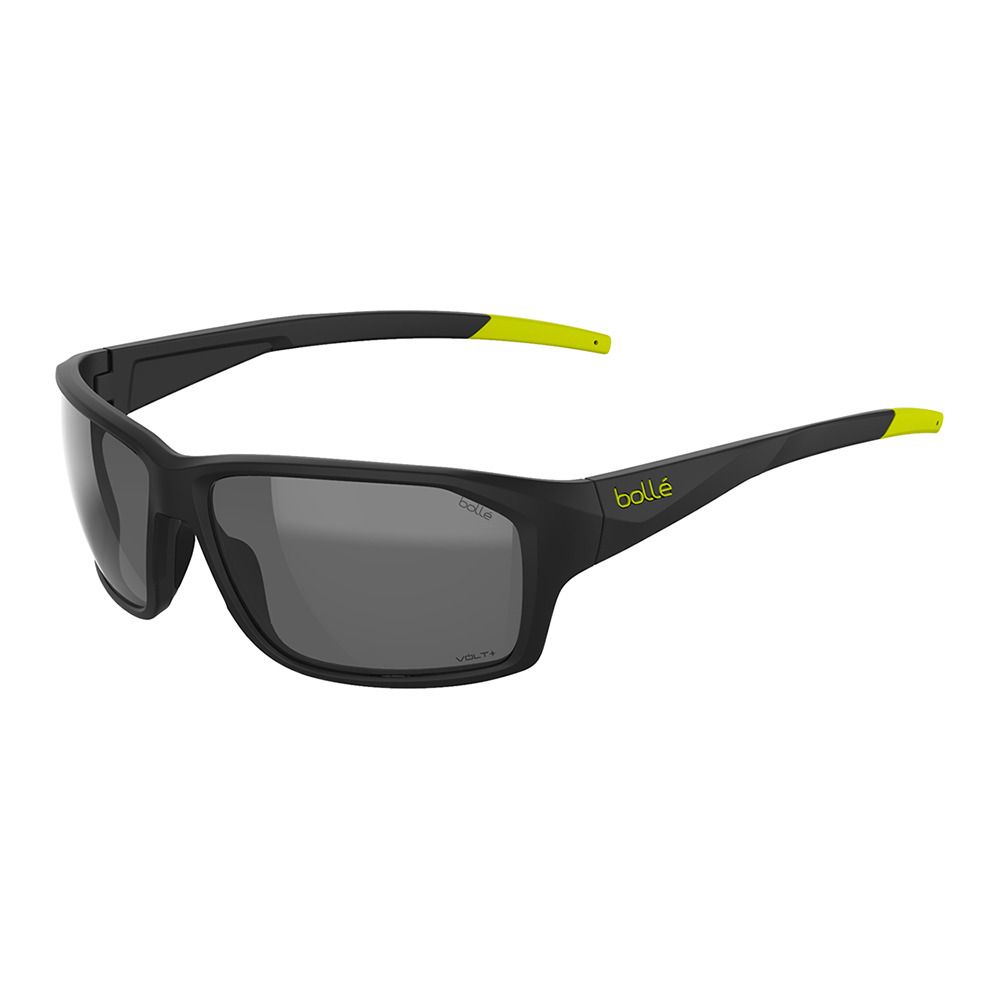 Bolle FENIX - Lunettes de soleil polarisés black acid matte/volt+ gun