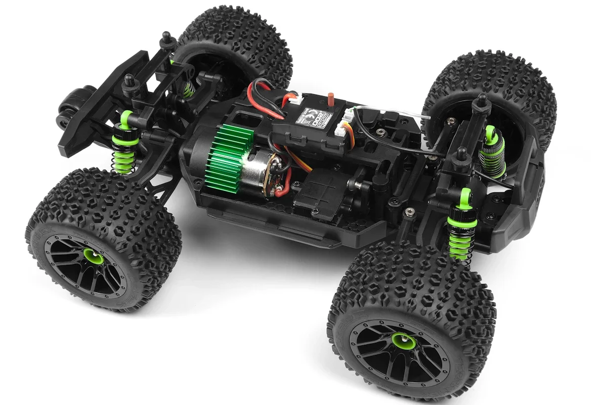 Maverick - Fjernstyret bil Atom AT1 1/18 4WD Elektrisk Truck - Grøn