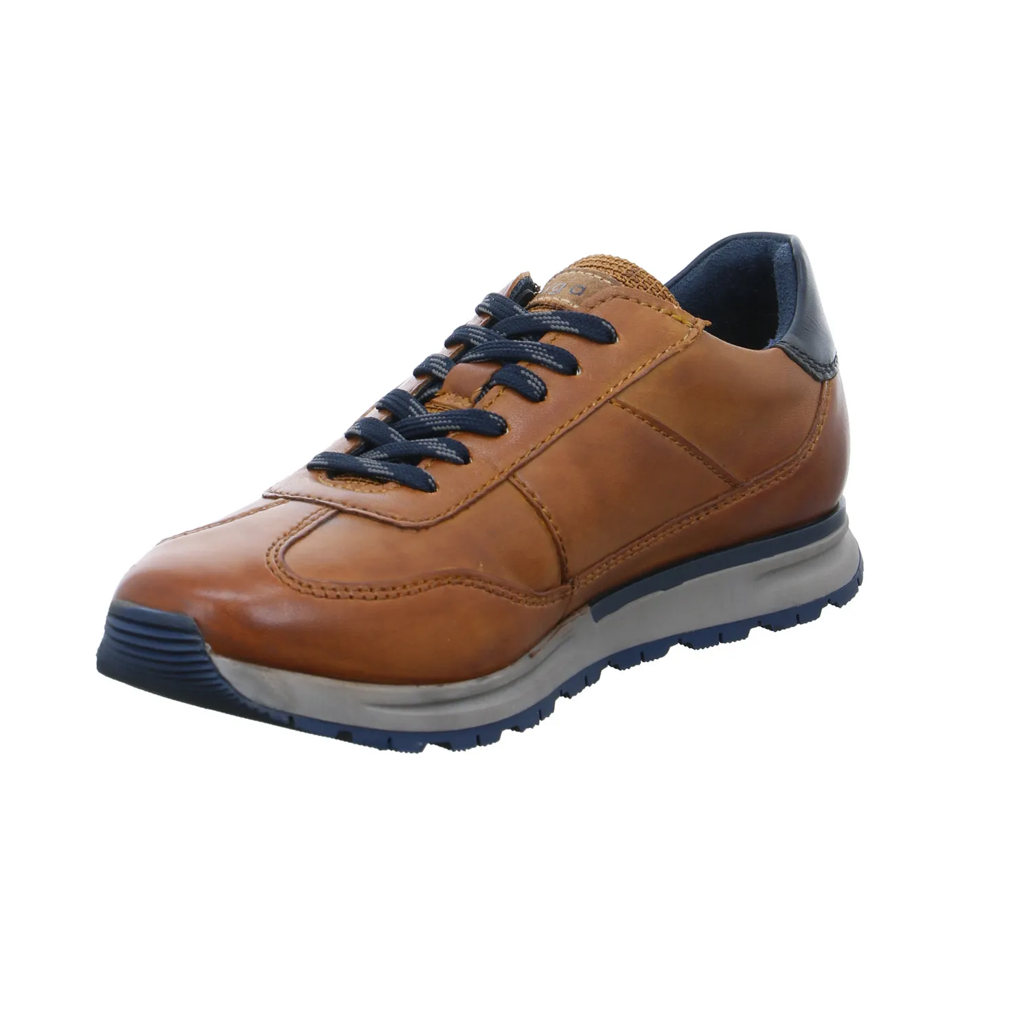 BUGATTI SHOES Halbschuhe Sneaker Cognac Leder