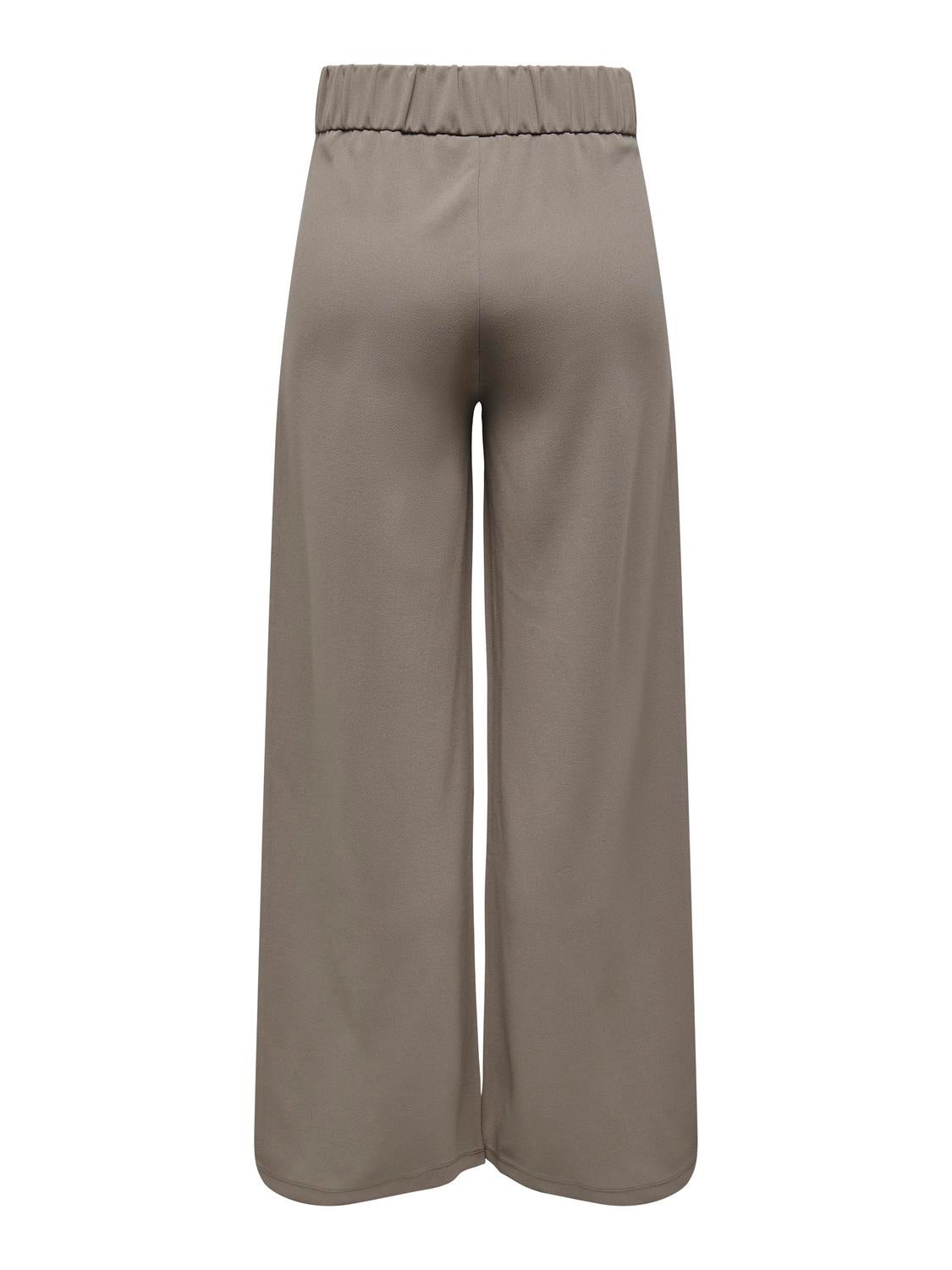 JDYLOUISVILLE Hohe Taille Weiter Beinschnitt Hose mit weitem Beinschnitt Driftwood