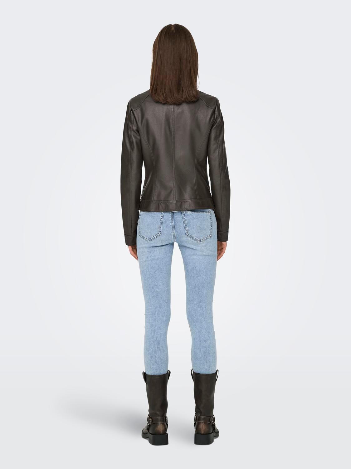 ONLBANDIT Kunstlederjacke Chocolate Torte