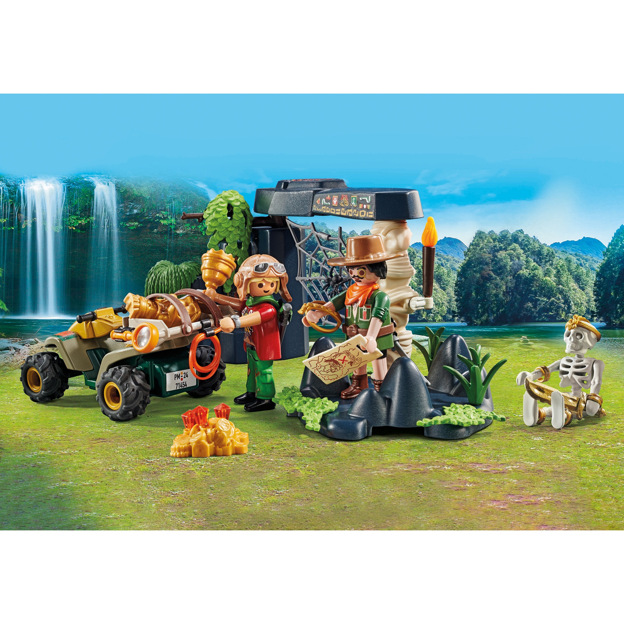 PLAYMOBIL Konstruktionsspielzeug Sports & Action Schatzsuche im Dschungel