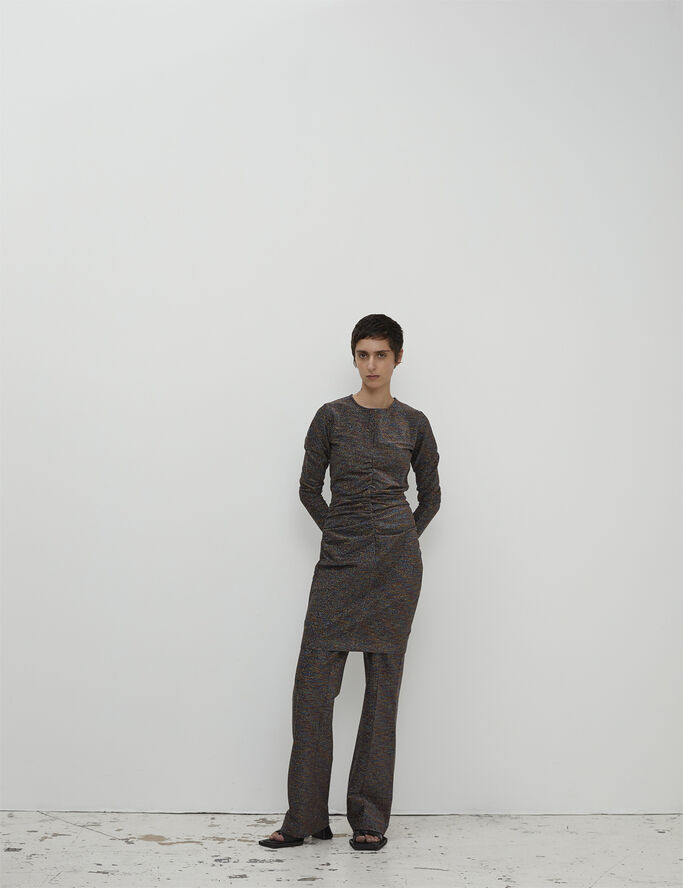 Mads Nørgaard - Copenhagen Glitter Stretch Dion Dress Metallic multi