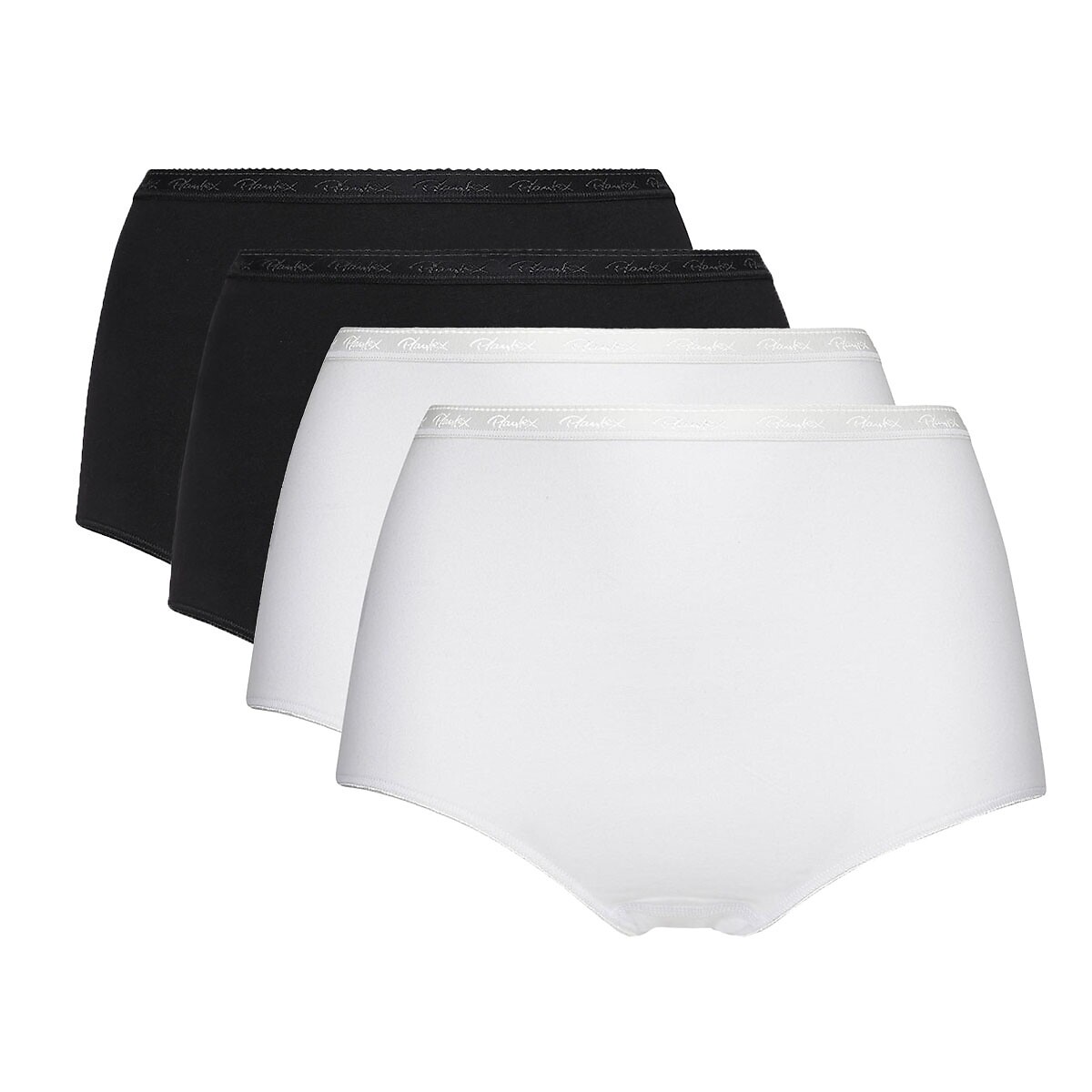 PLAYTEX<br>Conjunto de 4 calcinhas maxi em algodão orgânico