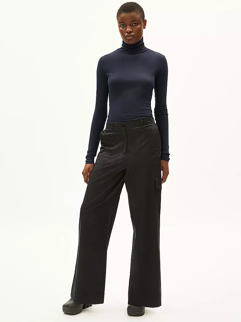 ARMEDANGELS Rollkragenshirt GRAZILIAA dunkelblau
