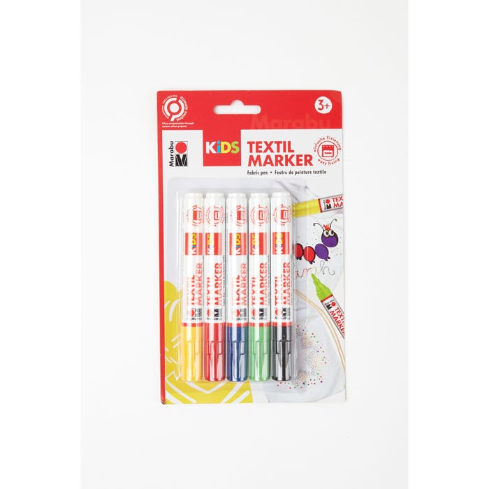 Marabu-Kids textielstiften set